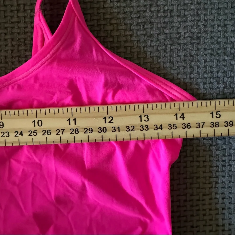 SKIMS Fits Everybody Slip Dress NWT Neon Pink L Bodycon Barbiecore Loungewear